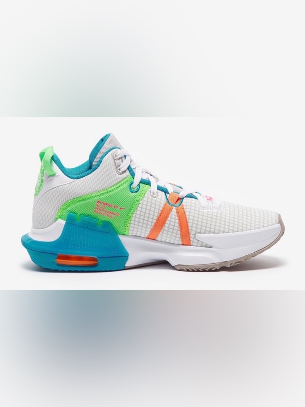 [Nike] LeBron Witness 7 Athletic Basketball Shoes Sneakers Multi Color Men’s 9.5 - Picture 3 of 16